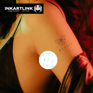 สติกเกอร์สัก<span class=keywords><strong>ลาย</strong></span>ชั่วคราวแบบกึ่งถาวร <span class=keywords><strong>ลาย</strong></span><span class=keywords><strong>ผีเสื้อ</strong></span> กระบองเพชร <span class=keywords><strong>งู</strong></span> ดาบ  ติดทนนาน 7 วัน  ไม่ต้องใช้น้ำ  สำหรับขายต่อ - Product Image 2