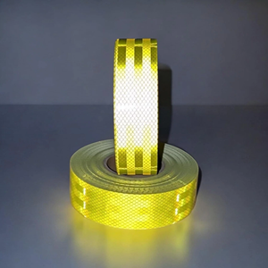 Bền Lớp <span class=keywords><strong>1</strong></span> khả năng hiển thị cao lăng trụ huỳnh quang màu vàng màu xanh lá cây dính băng phản quang không thấm nước - Product Image 4