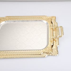 Rectangle Vintage Decorative Mirror Tray - Product Image 2