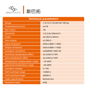 제한된 공간, 산업 자동화 및 연구 시험을 위한 안정적인 마이크로 힘 센서 - Product Image 4