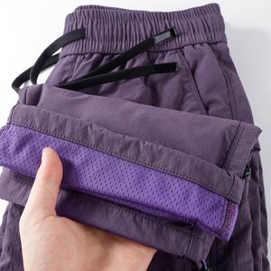 Pantaloni Sportivi Antivento Impermeabili da <span class=keywords><strong>Uomo</strong></span>, Gamba Dritta, Jogger Affusolati Regolabili, Vita Alta Elastica, Leggeri per Esterni - Product Image 4