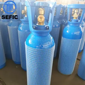 Sefic 5l 150bar 140mm Portable Oxygen Cylinder Blue Color Empty Oxygen Tank For Home Use