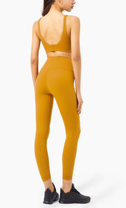 प्रसिद्ध लेगिंग उच्च कमर योग पैंट के लिए महिलाओं लूट बुलबुला बट उठाने कसरत रनिंग चड्डी - Product Image 4