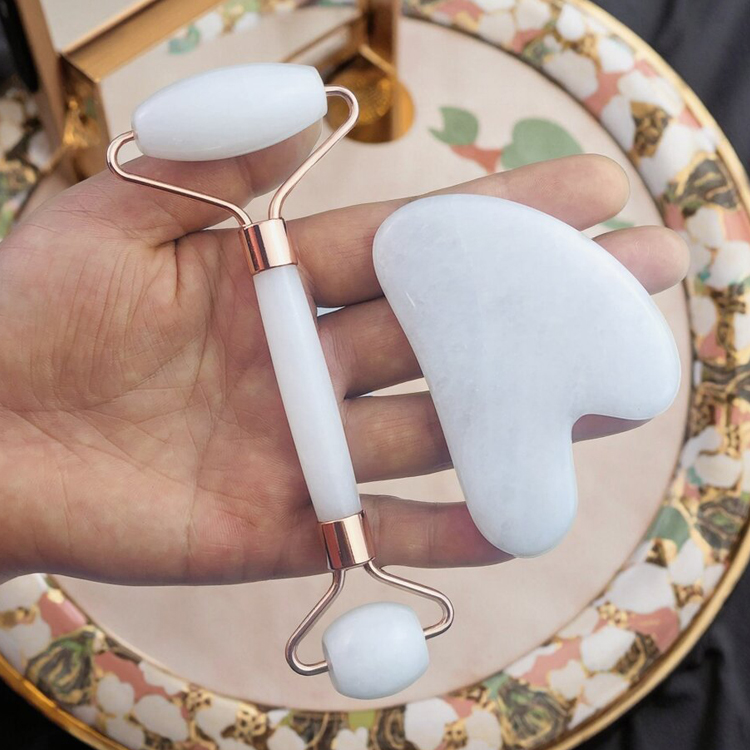 Jade de quartz blanc