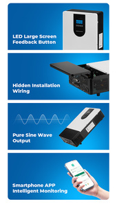 5KW song song ba pha đầu ra siêu yên tĩnh lai năng lượng mặt trời biến tần kép 220V 48V MPPT Wifi giám sát cho năng lượng mặt trời lưu trữ năng lượng - Product Image 5