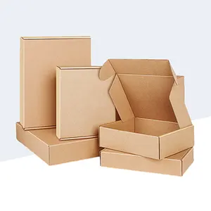 Custom Printing 9 10 12 Paper Packaging Box Pizza Delivery Cardboard Packaging Box Eco-friendly Kraft Paper Box