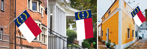 Bandera de <span class=keywords><strong>Carolina</strong></span> del Norte, venta al por mayor, personalizada, bandera nacional de todos los países, fibra de poliéster colgante para exteriores de 3x5 pies - Product Image 6