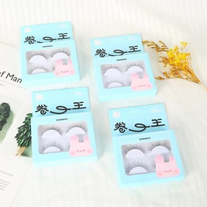 Pestañas postizas XIONGNTU, rizos naturales, 3D, esponjosas, gruesas, de fibra sintética, herramientas de maquillaje para mujeres - Product Image 3