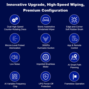 Robot Limpiacristales Inteligente Liectroux G8, Pulverización Automática <span class=keywords><strong>de</strong></span> Agua, Planificación <span class=keywords><strong>de</strong></span> Rutas por IA, Control por Aplicación, <span class=keywords><strong>Limpiador</strong></span> <span class=keywords><strong>de</strong></span> <span class=keywords><strong>Vidrios</strong></span> Eléctrico - Product Image 3