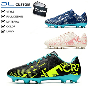 Chaussures de football personnalisées <span class=keywords><strong>CR7</strong></span> à crampons pour terrain ferme, antidérapantes, performance optimale, OEM/ODM, logo personnalisé, respirantes, printemps-été, unisexe, US - Product Image 1