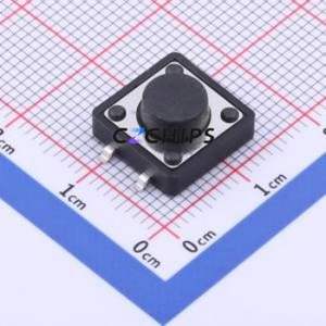GT-TC149B-H060-L1 Tactile Switch SMD-4P,12x12mm Switch Single Pole Single Throw Round Button 1.6N Vertical Mount - Product Image 1
