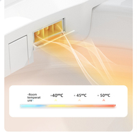 Toilettes intelligentes de luxe haut de gamme, toilettes automatiques de luxe pour salle de bain, cuvette de toilettes sanitaire de luxe, toilettes intelligentes monobloc au sol, toilettes intelligentes