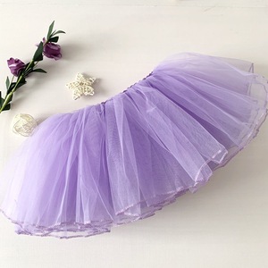 Gonna <span class=keywords><strong>Tutu</strong></span> Rosa per Ragazze, Mini Abito da Danza, Morbido Tulle, Costume da <span class=keywords><strong>Ballerina</strong></span> con Elastico Largo per Allenamento - Product Image 4