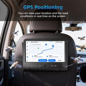 Monitor IPS para Publicidad en el Asiento Trasero <span class=keywords><strong>de</strong></span> Taxis, Cambio Rápido <span class=keywords><strong>de</strong></span> Contenido, Pantalla Táctil Móvil para Taxis, Pantalla LCD <span class=keywords><strong>a</strong></span> Todo Color para Reposacabezas - Product Image 4