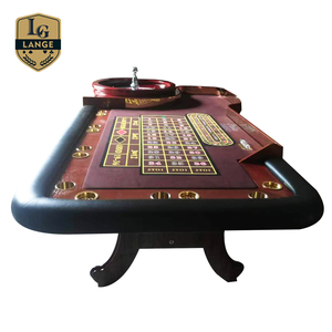 Lange-Mesa de ruleta profesional, mesa de póker de madera de estilo de Casino americano - Product Image 3
