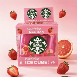 Disponibile negli USA, Spedizione Rapida 3-7 Giorni, Giocattolo Antistress Squishy NeeDoh Red Cola Maltose <span class=keywords><strong>a</strong></span> Forma di Cubetto di Ghiaccio - Product Image 1