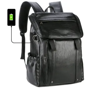 Mochila — sac à dos noir pour ordinateur portable, cordon de serrage, vente en gros, bonne qualité, voyage, décontracté, port USB, bonne qualité, offre spéciale