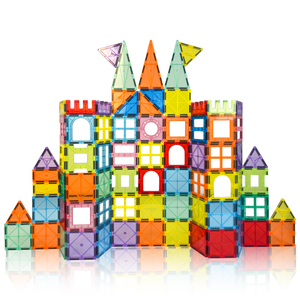 2025 nouveau Design 129 pièces carreaux magnétiques 3D blocs <span class=keywords><strong>de</strong></span> <span class=keywords><strong>construction</strong></span> magnétiques magiques jouet pour enfants - Product Image 5