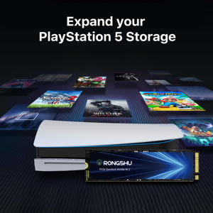 Rongshu M.2 2280 PCIe Gen4 SSD interno de jogos 7400 MB/s SLC 3D NAND TLC para desktop PS5 e laptops - Product Image 3