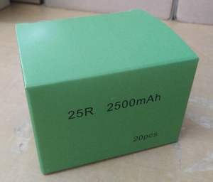 Ons Magazijn Originele 18650 25r Lithium-Ion Batterij 2500Mah Oplaadbare Batterij Voor Samsung Sdi 25r 30q 40T - Product Image 3