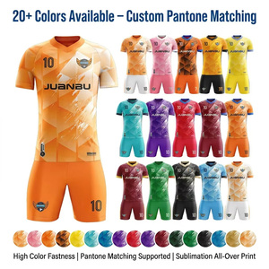 Ensemble de maillots de football personnalisés, tissu respirant à séchage rapide, kit de football OEM en gros - Product Image 5