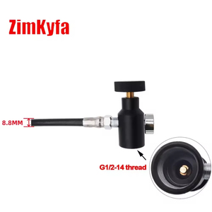 High Pressure <b>Accessory</b> Set 2.5 Meters Microbore Remote Hose with Quick Connect Slide Check <b>Braided</b> Line - Product Image 3