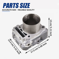 Kit de joint de cylindre et piston CQJB 82 mm pour Suzuki Eiger400 King Quad400, pièces de rechange pour moteur de moto