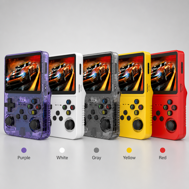 Retro Open Source Handheld Game Console 3.5 Inch Android HD Dual Analog Sticks Game Players 20000 Games Arcade Emulator 64GB