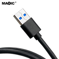 Kabel Ekstensi USB 2022, Kabel Data Perpanjangan Kabel USB 3.0 untuk PC Laptop Smart-TV PS4 Xbox SSD USB 3.0 2.0, Kabel Data Pria Ke Wanita
