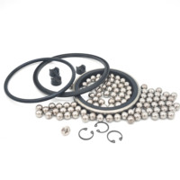 Kit d'entretien robuste pour joint pivotant de 3 pouces, outils à main OEM, mallette rigide, joints NBR, billes en acier, 15000 PSI, haute température
