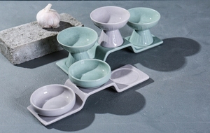 Elegante Colección de Vajilla de Cerámica en Tonos Pastel - Juego de Mesa Completo para Cenas Sofisticadas en Restaurantes de Alta Gama - Product Image 5