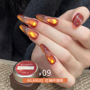 AILANUO 2026 Nouveau Kit de Vernis Gel UV Magnétique Effet Œil de Chat Multicolore 12 Couleurs Non Toxique pour Nail Art - Product Image 5