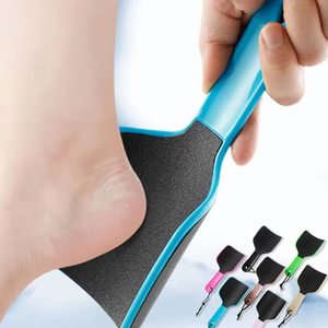 Râpe à pieds ronde double face en acier inoxydable pour éliminer les peaux mortes et les callosités, outil de <span class=keywords><strong>pédicure</strong></span> pour usage domestique - Product Image 2