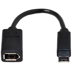 Câble adaptateur IEEE Firewire 1394 6 broches femelle vers <span class=keywords><strong>1394b</strong></span> 9 broches mâle 800 Mbps - Product Image 5