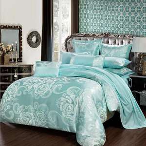 Luxuriöse Bettwäsche-Sets, Lila Farbe 4-teilige Bettwäsche-Sets - Product Image 3