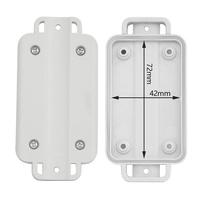 Boîtier en plastique OEM personnalisé, étanche, pour télécommande Wifi, passerelle de capteur réseau, montage mural, boîtier IoT ABS+PC