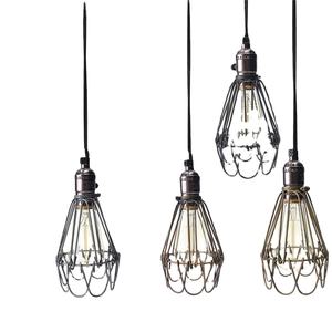 Cage de protection des lampes industrielles, abat-jour en métal vintage - Product Image 1