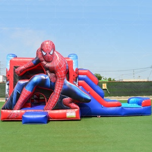 PVC Trả Thù lâu đài Bên Lớn thương mại đáng kinh ngạc nhảy lâu đài với trượt Inflatable Bouncer nhà - Product Image 6