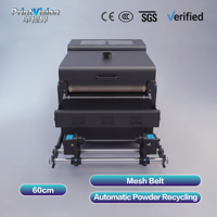 Machine de secouage numérique DTF pour films PET, 60 cm, avec fonction de séchage pour poudre DTF à fusion à chaud, à vendre