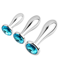 Plug anal en acier inoxydable 316 de haute qualité en forme de goutte d'eau, dilatateur anal de style SM, stimulateur de prostate gay, jouet sexuel alternatif