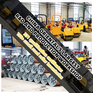 Livraison gratuite mini compacteur routier rouleau compacteur pas cher double tambour rouleau piéton Excellent rouleau compacteur manuel - Product Image 6