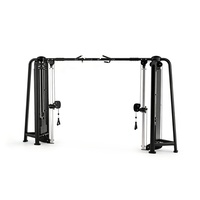 Máquina de Poleas Comercial para Gimnasio, Equipo de Entrenamiento Funcional con Doble Pila de Pesas Ajustable