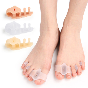 Correcteur d'orteils à double trou pour hallux <span class=keywords><strong>valgus</strong></span> et correction des superpositions d'orteils, pour hommes et femmes, en matériau SEBS souple, anti-frottement, avec attelle et coussinet d'orteil - Product Image 6
