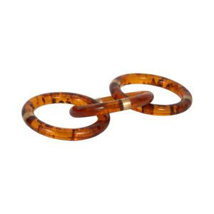 Scultura decorativa in poliresina con anelli interconnessi per la casa, il bagno, il soggiorno, l'ufficio, la mensola, il tavolino da caffè. - Product Image 2