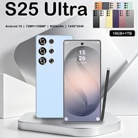 Smartphone 5G S25 Ultra 2025 en Gros, Écran 4K, 16 Go + 1 To, Débloqué Mondial (RU), Batterie 8000 mAh, État Neuf