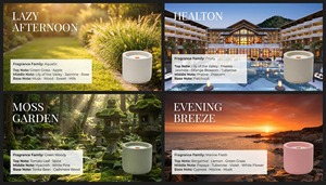 Ensemble de bougies parfumées artisanales en cire de soja personnalisables, sans fumée, parfum floral de temple, pour l'aromathérapie à domicile et les fêtes - Product Image 5