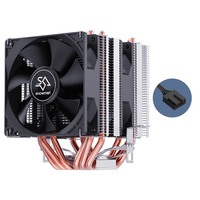 Refroidisseur de processeur SNOWMAN MX6V3, 6 caloducs en cuivre, refroidissement par air, compatible Intel LGA775 1150 115X 1366 1200 1700 2011 FM2