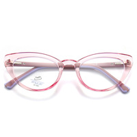 Nouveaux cadres de lunettes d'oeil de chat à la mode pour unisexe TR90 lunettes bleu bloquant lunettes printemps charnière lunettes Spectacle 2338