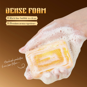 Savon Solide Essentiel Doré SADOER Marques Privées Nettoyage Profond Rafraîchissant Mousse Riche Blanchissant Parfum Durable Fait Main - Product Image 5