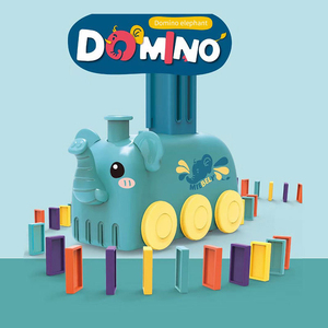 Dimdu Kids Best Gift Electric Animal Cars Children's Intelligence Educational Toys <strong>Domino</strong> <strong>Train</strong> with Light and Sound - Product Image 2